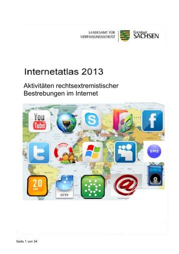 Internetatlas 2013 - Verfassungsschutz - Freistaat Sachsen