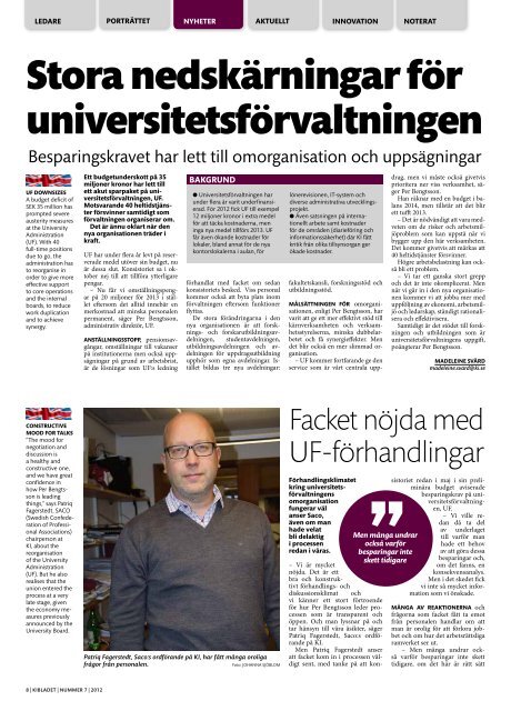 SÃ¥ Ã¤r han som chef â stor intervju - Internwebben - Karolinska Institutet