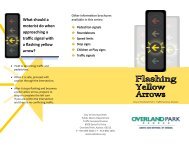 Flashing Yellow - Traffic Signals - City of Overland Park