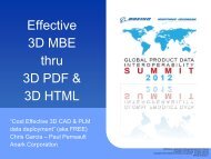 Cost Effective Deployment of PLM & 3D MBD Data with 3D ... - GPDIS