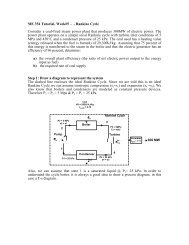 Rankine Cycle Consider a coal-fired steam power plant that ...