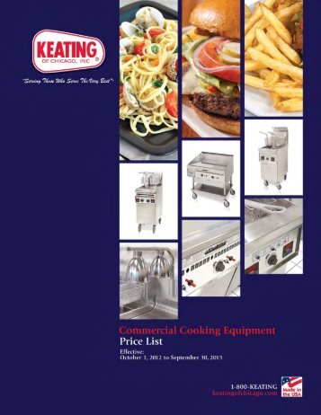 18â instant recoveryÂ® fryers - Keating of Chicago