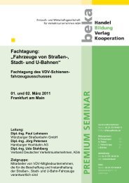 Fachtagung: âFahrzeuge von StraÃen-, Stadt- und U-Bahnenâ - newstix