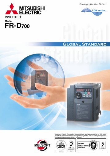 FR-D700 catalog - Mitsubishi Electric Automation (Thailand) Co., Ltd.