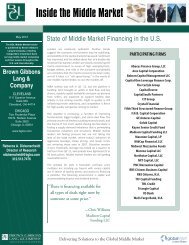 State of Middle Market Financing in the US - Maranon Capital