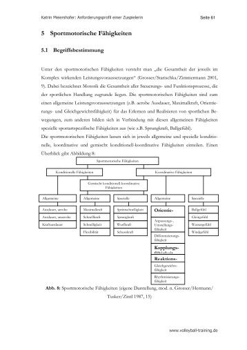 5 Sportmotorische FÃ¤higkeiten - Volleyball-Training.de
