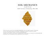 SOIL MECHANICS - (MDP) Project