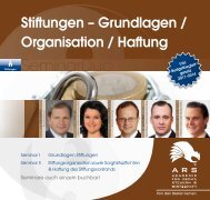 Stiftungen â Grundlagen / Organisation / Haftung - Willheim | MÃ¼ller