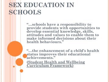 Sex Education in Schools - Family Planning Queensland