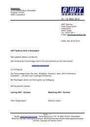 Download Handout (PDF) - AWT-Seminar