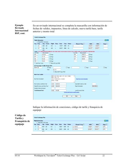 Manual de Operación del Script Ticket Exchange Plus - Global ...