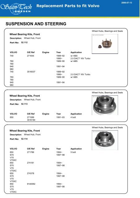 SUSPENSION AND STEERING - Allautoparts.ru