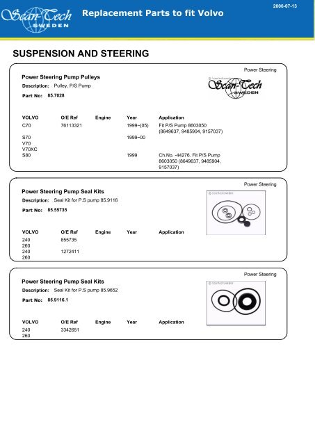 SUSPENSION AND STEERING - Allautoparts.ru