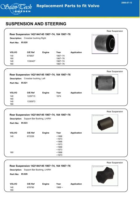 SUSPENSION AND STEERING - Allautoparts.ru