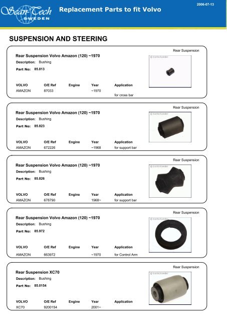 SUSPENSION AND STEERING - Allautoparts.ru