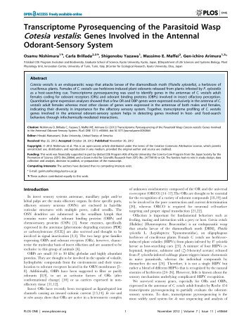 Nishimura et al 2012 - Department of Neurobiology and Behavior