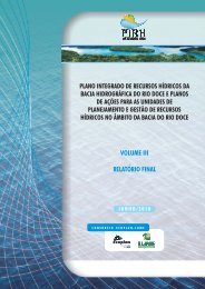 Plano Integrado de Recursos HÃ­dricos da Bacia do Rio ... - CBH Doce