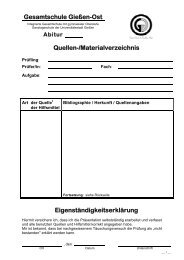 pdf-Formular - der Gesamtschule GieÃen-Ost