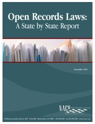 Open Records Laws: A State by State Report - Lenawee County