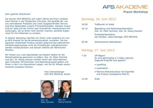 AFS AKADEMIE - AFS Medical