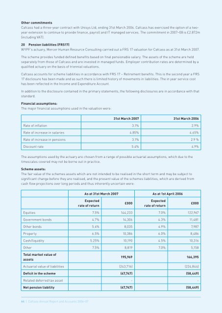 Annual Report 2006-2007 - Cafcass