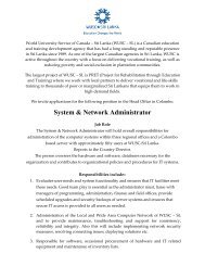 System & Network Administrator - Consortium of Humanitarian ...