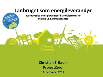 IndlÃ¦g v. Christian Eriksen, ProjectZero - SÃ¸nderborg kommune pÃ¥ ...