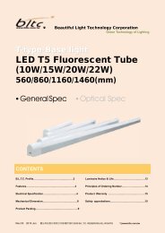 LED T5 Fluorescent Tube - Beautiful Light Technology Corp