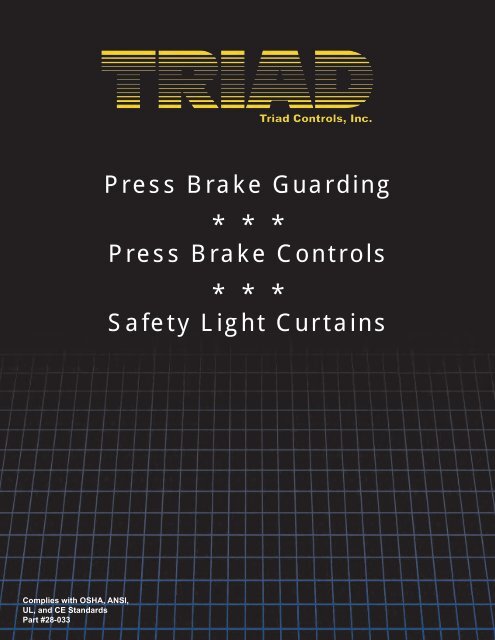 Triad Controls Complete Catalog - Triad Controls, Inc.