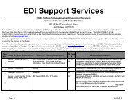 EDI Support Services - Electronic Data Interchange