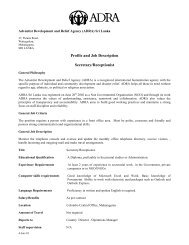 Profile and Job Description Secretary/Receptionist - Consortium of ...