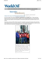 Chilean Miner Rescue: The Drilling Team That ... - Schramm Inc.