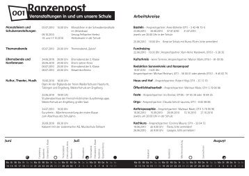 Ranzenpost - Helmut von KÃ¼gelgen-Schule