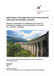 Valorisation d'une ligne ferroviaire internationale traversant les ...