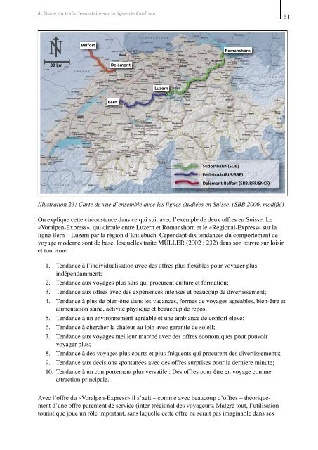 Valorisation d'une ligne ferroviaire internationale traversant les ...