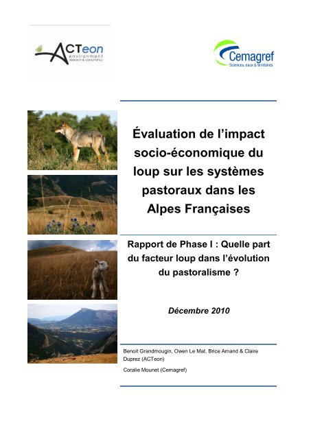 Rapport de Phase I - Le monde des PyrÃ©nÃ©es