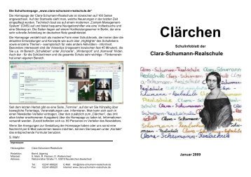 Januar 2009 - Clara-Schumann-Realschule