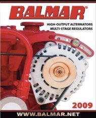 charging system accessories - Balmar