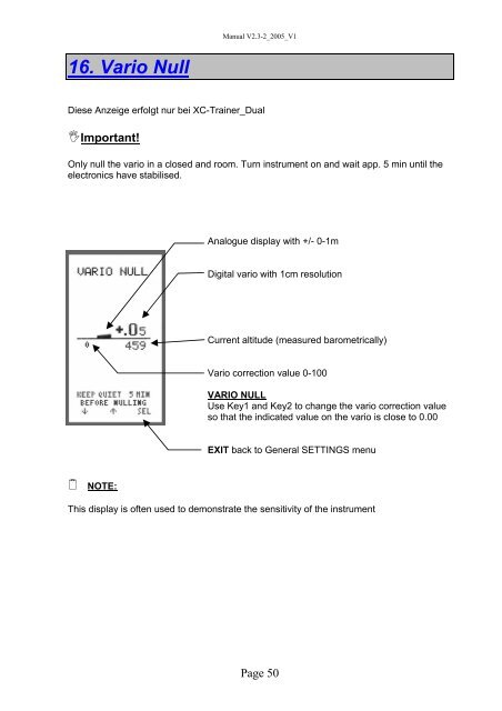 XC-Trainer Manual as pdf-file - Aircotec