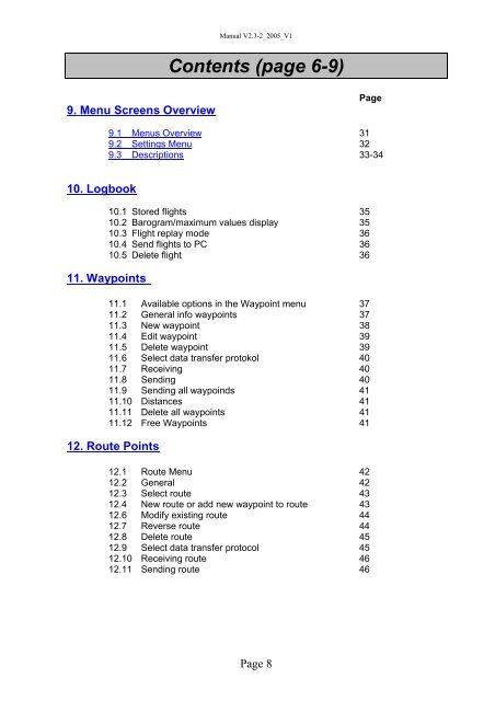 XC-Trainer Manual as pdf-file - Aircotec