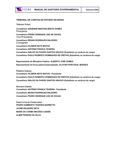 Questão Controle/Gestão (Tribunais de Contas) A notação Business