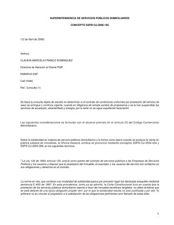 SUPERINTENDENCIA DE SERVICIOS PÚBLICOS ... - Camacol