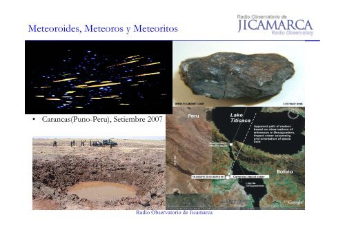 JASMET - Radio Observatorio de Jicamarca