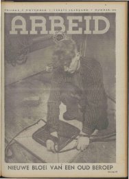 Arbeid (1941) nr. 44 - Vakbeweging in de oorlog