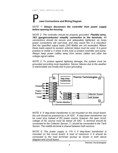 Manual USDT Revsion 8 - Thermomax Technologies