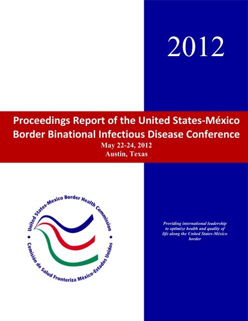 Border Binational Infectious Disease Conference - Mexico Border ...