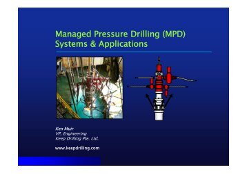 Managed Pressure Drilling (MPD) Systems & Applications - DrillSafe