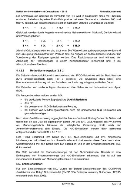 Nationaler Inventarbericht zum Deutschen ... - QFC