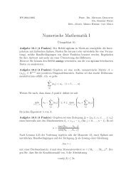 Numerische Mathematik I