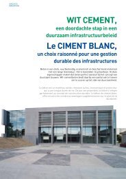 Le CIMENT BLANC, WIT CEMENT, - Febe